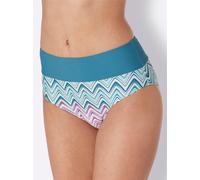 Sheego Bikini-Slip mit Zickzack-Muster 48 topas-magenta-bedruckt