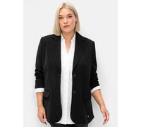 Sheego Blazer mit Reverskragen 46 schwarz