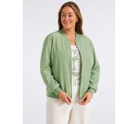 Sheego Blouson mit dezentem Glanz 58 eucalyptus