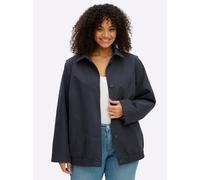 Sheego Blouson mit Schulterklappen 58 tiefblau