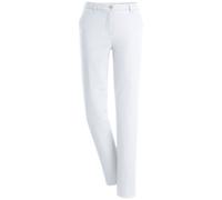 Sheego Boyfriend-Hose mit Gürtelschlaufen 36 weiß