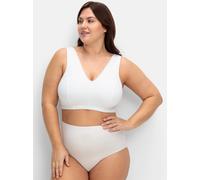 Sheego Bügelloser BH in Bustier-Form, im Doppelpack 90C marine+weiß