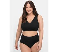 Sheego Bügelloser BH in Bustier-Form, im Doppelpack 90F schwarz + weiß