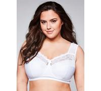 BH ohne Bügel mit wattierten Cups, weiß, Gr.90G