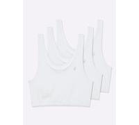 Sheego Bustier ohne Seitennähte 36/38 3 Stück weiß
