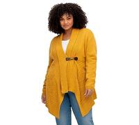 sheego by Joe Browns Longstrickjacke mit Schalkragen und Zipfelsaum