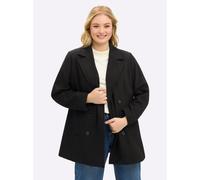Sheego Cabanjacke mit Steppwesteneinsatz 56 schwarz