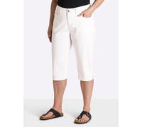 Sheego Caprihose aus Twill 44 ecru