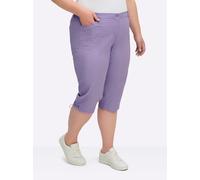 Sheego Caprihose mit Gummizug am Beinabschluss 22 flieder