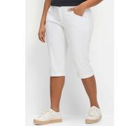 Sheego Caprijeans 40 white denim
