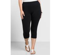 Sheego Caprileggings mit Gummizugbund 44 schwarz