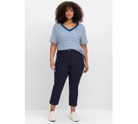 Sheego Cargohose in 7/8-Länge 58 tiefblau