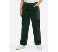 Sheego Cordhose mit geradem Bein 50 moos