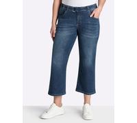 Sheego Culotte in Denim-Qualität 36 blue-stone-washed
