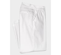 Sheego Culotte in Jeans-Qualität, Baumwolle 38 weiß