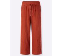 Sheego Culotte in Struktur-Qualität 38 rostrot