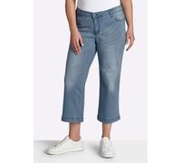 Sheego Culotte mit Waschung vorne. 38 blue-bleached