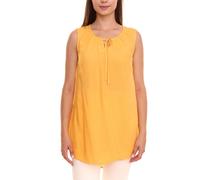sheego Damen Blusen-Top mit Bindeband Sommer-Shirt Große Größen 34143745 Aprikot 42
