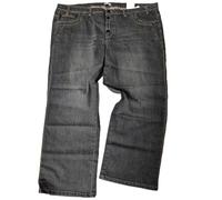 Sheego Damen Chinohose, Übergröße 56 bis 58, Regular Fit, Blau, Stretch, Mittlere Leibhöhe (DE/NL/SE/PL, Numerisch, 58, Große Größen, Tall, Schwarz)