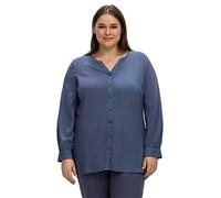 Sheego Damen Große Größen Bluse aus weich fließender Viskose, mit Ziernähten Freizeitmode feminin -