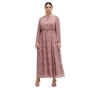 Sheego Damen Große Größen Chiffonkleid aus zartem Chiffon, Blickdicht gefüttert Abendmode feminin Rundhals-Ausschnitt -