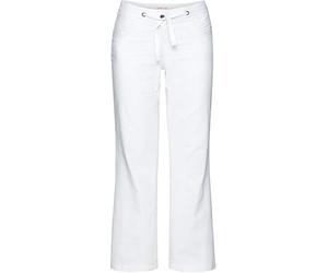 Sheego Damen Große Größen Hose aus angenehmen Baumwoll-Leinen-Mix Freizeitmode sportlich -