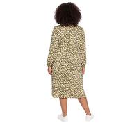 Sheego Damen Große Größen Jerseykleid mit Millefleurs-Druck und V-Ausschnitt Freizeitmode feminin V-Ausschnitt -