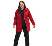 Sheego Damen Große Größen Kapuzenjacke in melierter Optik, wärmender Strickfleece Fleecejacke Freizeitmode sportlich - unifarben