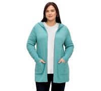 Sheego Damen Große Größen Kapuzenstrickjacke mit Wolle und Kaschmir Citywear sportlich -