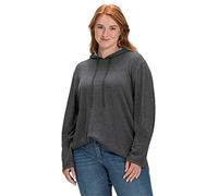 Sheego Damen Große Größen Pullover mit zweifarbiger Kapuze Freizeitmode sportlich Rundhals-Ausschnitt -