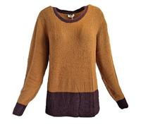 Sheego Damen Große Größen Pullover Sweater Sweatshirt Langarm mit Schriftzug, Freizeitmode sportlich Rundhals-Ausschnitt - unifarben Größe 56/58