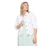 Sheego Damen Jacke Jeansjacke - Knopfleiste Frühling Sommer große Größen