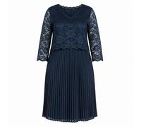 Sheego Damen Kleid Abendkleid Eventkleid Blau Große Größen