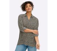 Sheego Druckbluse im Animal-Print 40 schwarz-camel-bedruckt