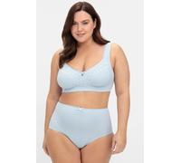 Entlastungs-BH SHEEGO, Damen, Gr. 95, Cup B, blau (hellblau), 95% Baumwolle, 5% Elasthan, Netzmaterial:100% Polyamid, BHs Entlastungs-BH (55129726-95) hellblau