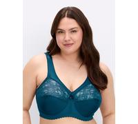 Entlastungs-BH GLAMORISE, Damen, Gr. 105, Cup F, blau (topas), 50% Polyamid, 40% Polyester, 10% Elasthan, BHs (98846152-105) topas