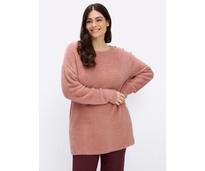 Sheego Feinstrickpullover mit U-Boot-Ausschnitt 56/58 rosenholz