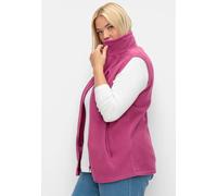 Sheego Fleeceweste mit Antipilling-Ausrüstung 42 fuchsia