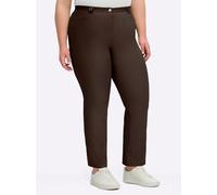 Sheego Funktionshose schmutzabweisend und knitterarm 24 mokka
