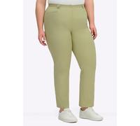 Sheego Funktionshose schmutzabweisend und knitterarm 36 lindgrün