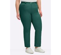 Funktionshose COSMA, Damen, Gr. 42, Normalgrößen, blau (petrol), 97% Baumwolle, 3% Elasthan, unifarben, lang, Hosen Funktionshose (824369-42) petrol