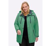 Sheego Funktionsjacke wind- und wasserabweisend 36 grün