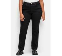 Sheego Gerade Jeans mit Bodyforming-Effekt 92 black denim
