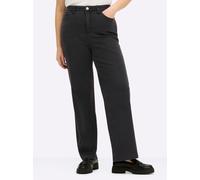 Sheego High-waist-Jeans gerade, mit Shaping-Einsatz 58 black denim