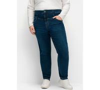 Sheego High-waist-Jeans in schmaler Form 56 dark blue denim