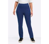 Dehnbund-Hose STEHMANN, Damen, Gr. 23, Kurzgrößen, blau (royalblau), unifarben, lang, Hosen (818729-23) royalblau