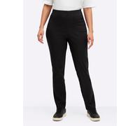 Sheego Hose mit Dehnbund, Viskose-Qualität 24 schwarz