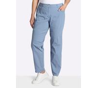 Webhose SHEEGO, Damen, Gr. 50, Normalgrößen, bleu, 97% Baumwolle, 3% Elasthan, unifarben, Hosen (94532914-50) bleu