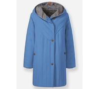 Sheego Jacke im Steppmuster-Mix, wärmend 40 mittelblau-steingrau