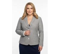 Sheego Jackenblazer mit Schulterpolstern 44 taupe